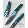 SPINNAKER авторський складаний ніж ручної роботи KUSTOM KNIVES, сталь - Damasteel Bifrost, 61-62 HRC, купити замовити в Україні